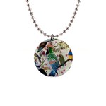 Pretty Birdies 1  Button Necklace