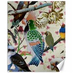 Pretty Birdies Canvas 16  x 20 