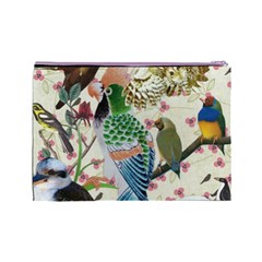 Pretty Birdies Cosmetic Bag (Large) from ArtsNow.com Back