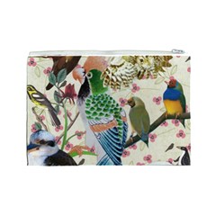 Pretty Birdies Cosmetic Bag (Large) from ArtsNow.com Back