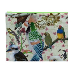 Pretty Birdies Cosmetic Bag (XL) from ArtsNow.com Front