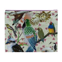 Pretty Birdies Cosmetic Bag (XL) from ArtsNow.com Back