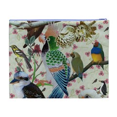 Pretty Birdies Cosmetic Bag (XL) from ArtsNow.com Back