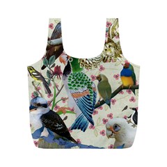 Pretty Birdies Full Print Recycle Bag (M) from ArtsNow.com Front