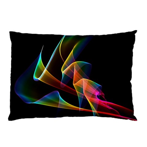 Crystal Rainbow, Abstract Winds Of Love  Pillow Case (Two Sides) from ArtsNow.com Back