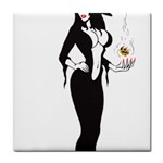 Halloween Sexy Witch Tile Coaster