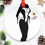 Halloween Sexy Witch Ornament (Round)