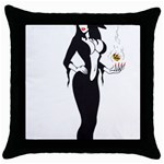 Halloween Sexy Witch Throw Pillow Case (Black)