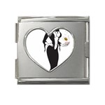 Halloween Sexy Witch Mega Link Heart Italian Charm (18mm)