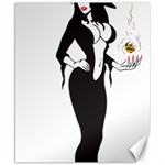 Halloween Sexy Witch Canvas 8  x 10 