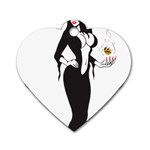 Halloween Sexy Witch Dog Tag Heart (One Side)