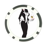 Halloween Sexy Witch Poker Chip Card Guard