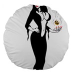 Halloween Sexy Witch Large 18  Premium Round Cushion 