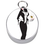 Halloween Sexy Witch Silver Compass