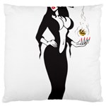 Halloween Sexy Witch Large Flano Cushion Case (One Side)