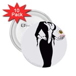 Halloween Sexy Witch 2.25  Button (10 pack)