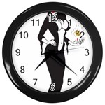 Halloween Sexy Witch Wall Clock (Black)