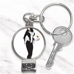 Halloween Sexy Witch Nail Clippers Key Chain