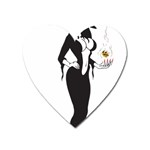 Halloween Sexy Witch Magnet (Heart)