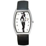 Halloween Sexy Witch Barrel Style Metal Watch