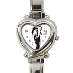 Halloween Sexy Witch Heart Italian Charm Watch