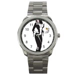 Halloween Sexy Witch Sport Metal Watch