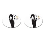 Halloween Sexy Witch Cufflinks (Oval)