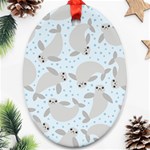 Manatees Ornament (Oval)