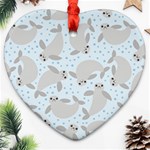 Manatees Ornament (Heart)