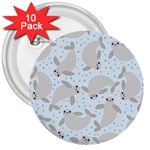 Manatees 3  Button (10 pack)