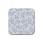 Manatees Rubber Coaster (Square)