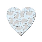 Manatees Magnet (Heart)