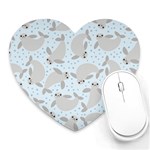 Manatees Heart Mousepad