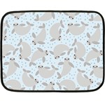 Manatees Double Sided Fleece Blanket (Mini)