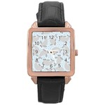 Manatees Rose Gold Leather Watch 