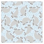 Manatees Large Satin Scarf (Square)