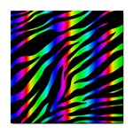 Zebra Rainbow Tile Coaster