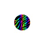 Zebra Rainbow 1  Mini Magnet