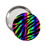 Zebra Rainbow 2.25  Handbag Mirror