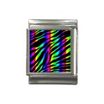 Zebra Rainbow Italian Charm (13mm)