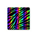 Zebra Rainbow Magnet (Square)