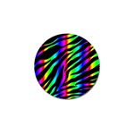 Zebra Rainbow Golf Ball Marker (10 pack)