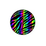 Zebra Rainbow Hat Clip Ball Marker (10 pack)