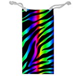 Zebra Rainbow Jewelry Bag