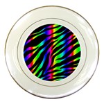 Zebra Rainbow Porcelain Plate