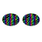 Zebra Rainbow Cufflinks (Oval)