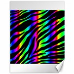 Zebra Rainbow Canvas 36  x 48 