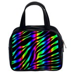 Zebra Rainbow Classic Handbag (Two Sides)