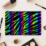 Zebra Rainbow Cosmetic Bag (Large)