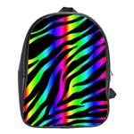 Zebra Rainbow School Bag (Large)